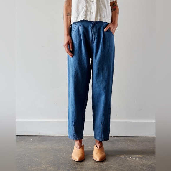 Micaela Greg Pants - FSOT Micaela Greg Nico Pant in Mid Blue